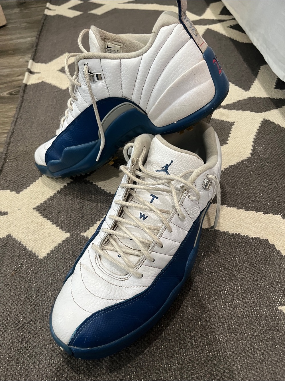 Jordan Golf Shoes - White & Navy